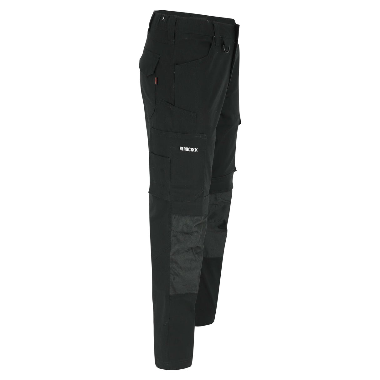 HEROCK Dero stretch werkbroek met kniezakken – schuin vooraanzicht