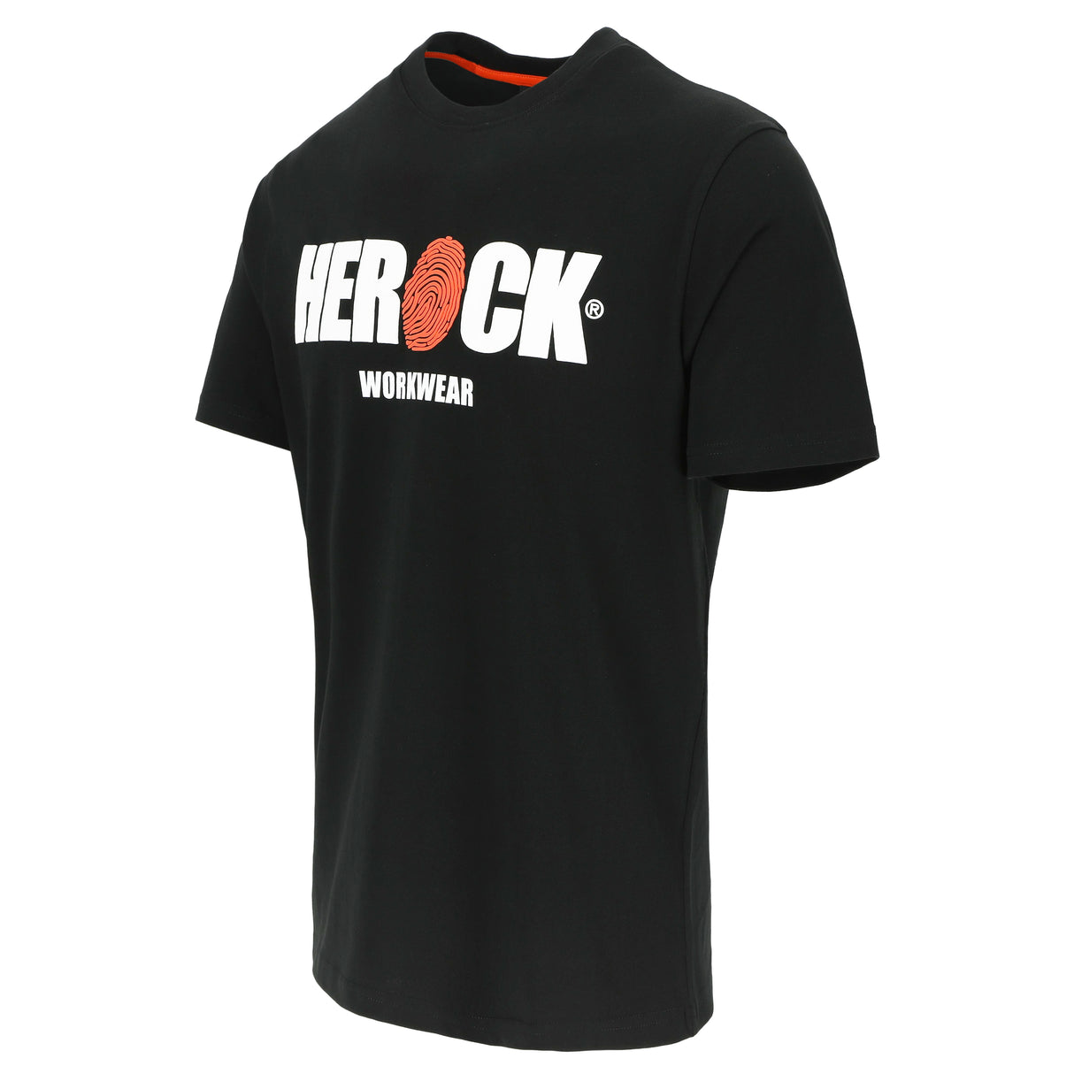 HEROCK Eni werk T-shirt met logoprint – schuin achteraanzicht