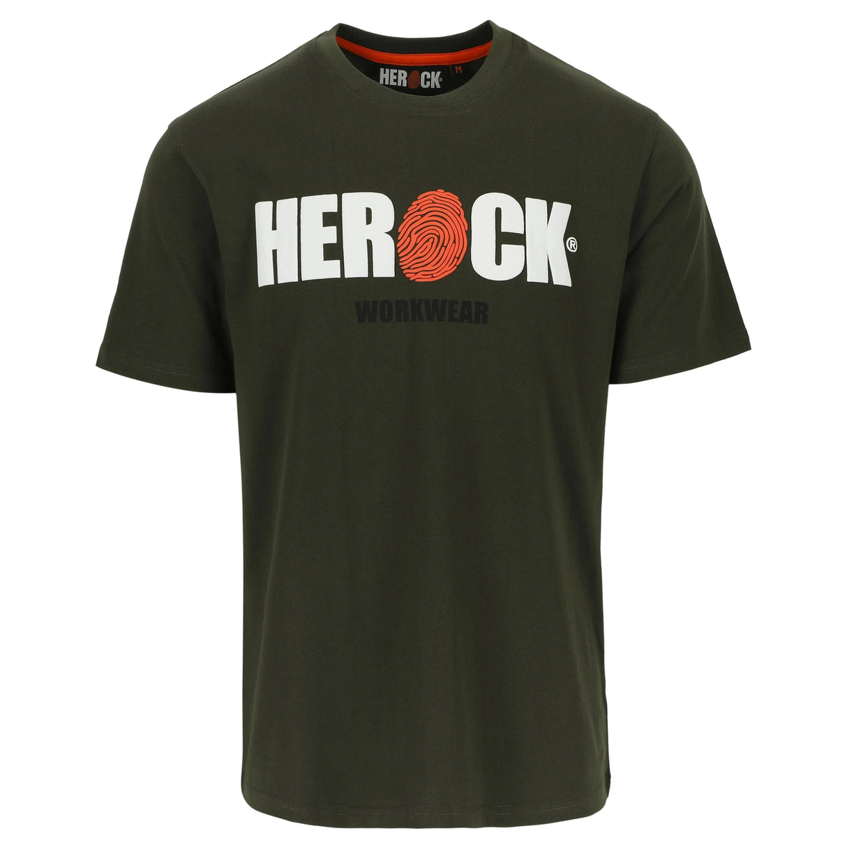 HEROCK Eni werk T-shirt met logoprint – vooraanzicht