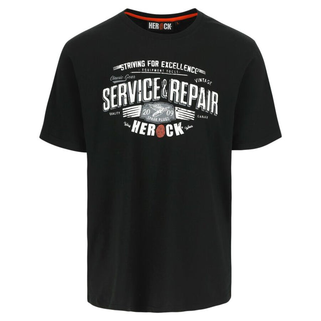 HEROCK Garage werk t-shirts in zwart
