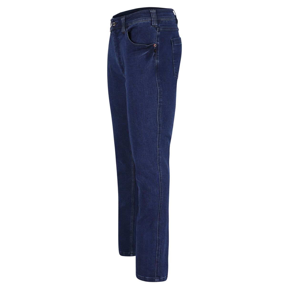 HEROCK Lingo slim-fit stretch werkjeans – schuin achteraanzicht