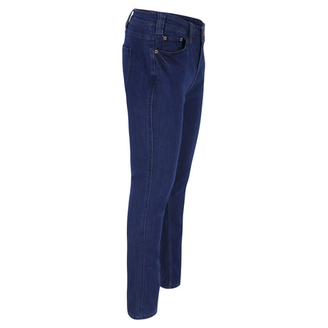 HEROCK Lingo slim-fit stretch werkjeans – schuin vooraanzicht