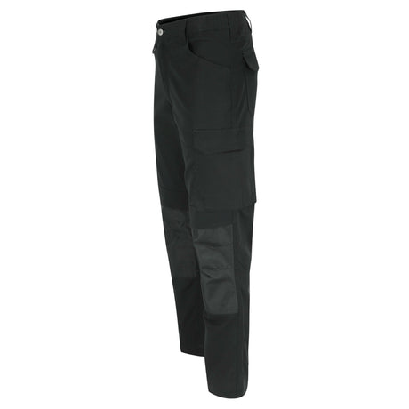 HEROCK Dero stretch werkbroek met kniezakken – schuin achteraanzicht