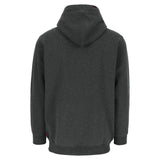 HEROCK Hali zware hoodie met reliëflogo – achteraanzicht
