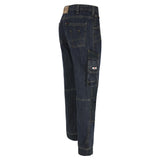 HEROCK Kronos jeans werkbroek met Cordura® kniezakken – achteraanzicht