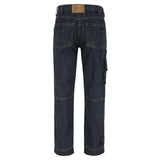HEROCK Kronos jeans werkbroek met Cordura® kniezakken – achteraanzicht