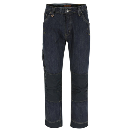 HEROCK Kronos jeans werkbroek met Cordura® kniezakken – vooraanzicht