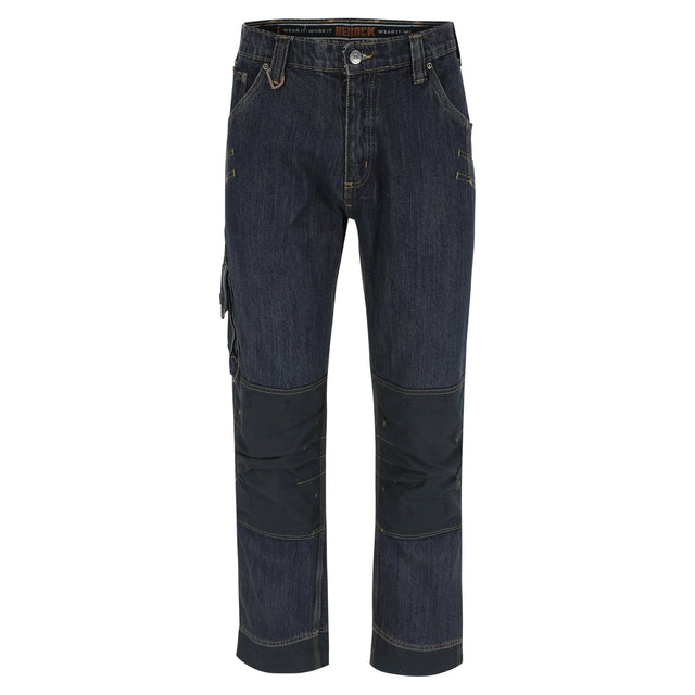 HEROCK Kronos jeans werkbroek met Cordura® kniezakken – vooraanzicht