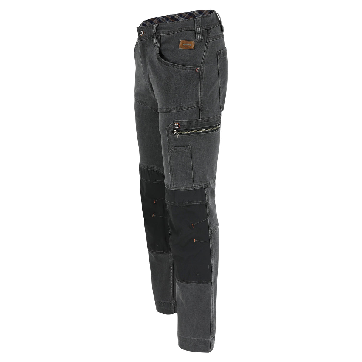 HEROCK Sphinx thermoregulerende stretch werkjeans – schuin achteraanzicht