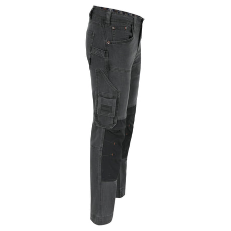 HEROCK Sphinx thermoregulerende stretch werkjeans – schuin vooraanzicht