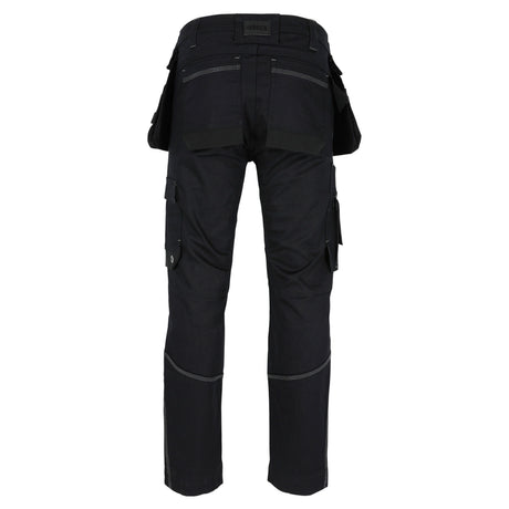 HEROCK Linx slim-fit stretch werkjeans met spijkerzakken – achteraanzicht
