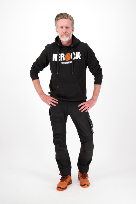 HEROCK Hero zware werkhoodie met kangoeroezak – sfeerbeeld