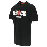 HEROCK Eni werk T-shirt met logoprint – schuin achteraanzicht