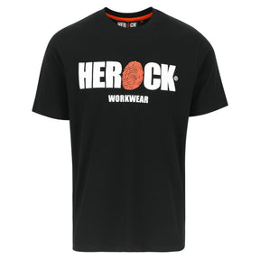 HEROCK Eni werk T-shirt met logoprint – vooraanzicht