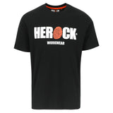 HEROCK Eni werk T-shirt met logoprint – vooraanzicht