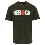 HEROCK Eni werk T-shirt met logoprint – vooraanzicht