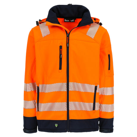 HEROCK Gregor high-vis thermische softshelljas – vooraanzicht