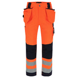 HEROCK Styx high-vis werkbroek met Cordura® kniezakken – vooraanzicht