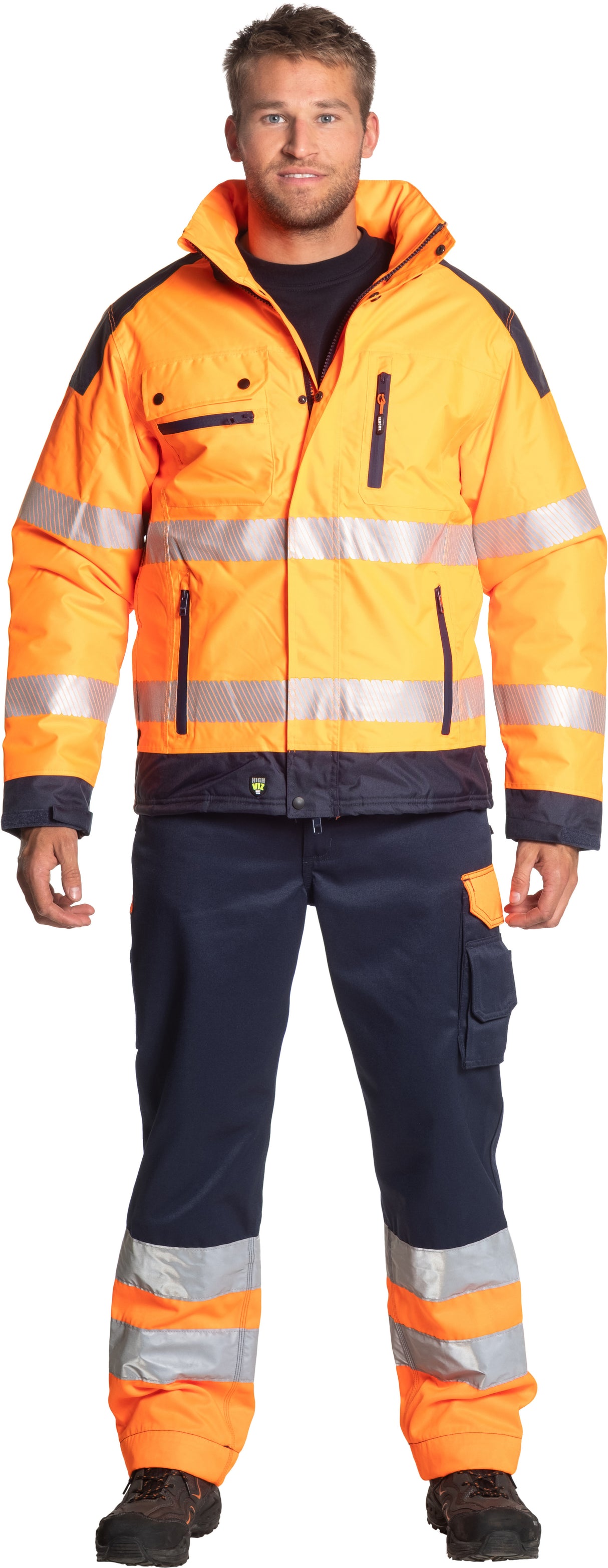 HEROCK Olympus high-vis werkbroek EN ISO 20471 – sfeerbeeld