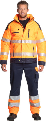 HEROCK Olympus high-vis werkbroek EN ISO 20471 – sfeerbeeld