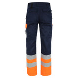 HEROCK Olympus high-vis werkbroek EN ISO 20471 – achteraanzicht