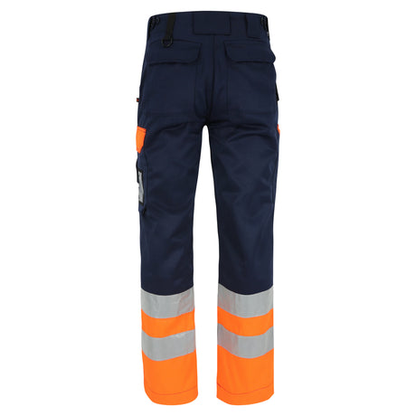 HEROCK Olympus high-vis werkbroek EN ISO 20471 – achteraanzicht