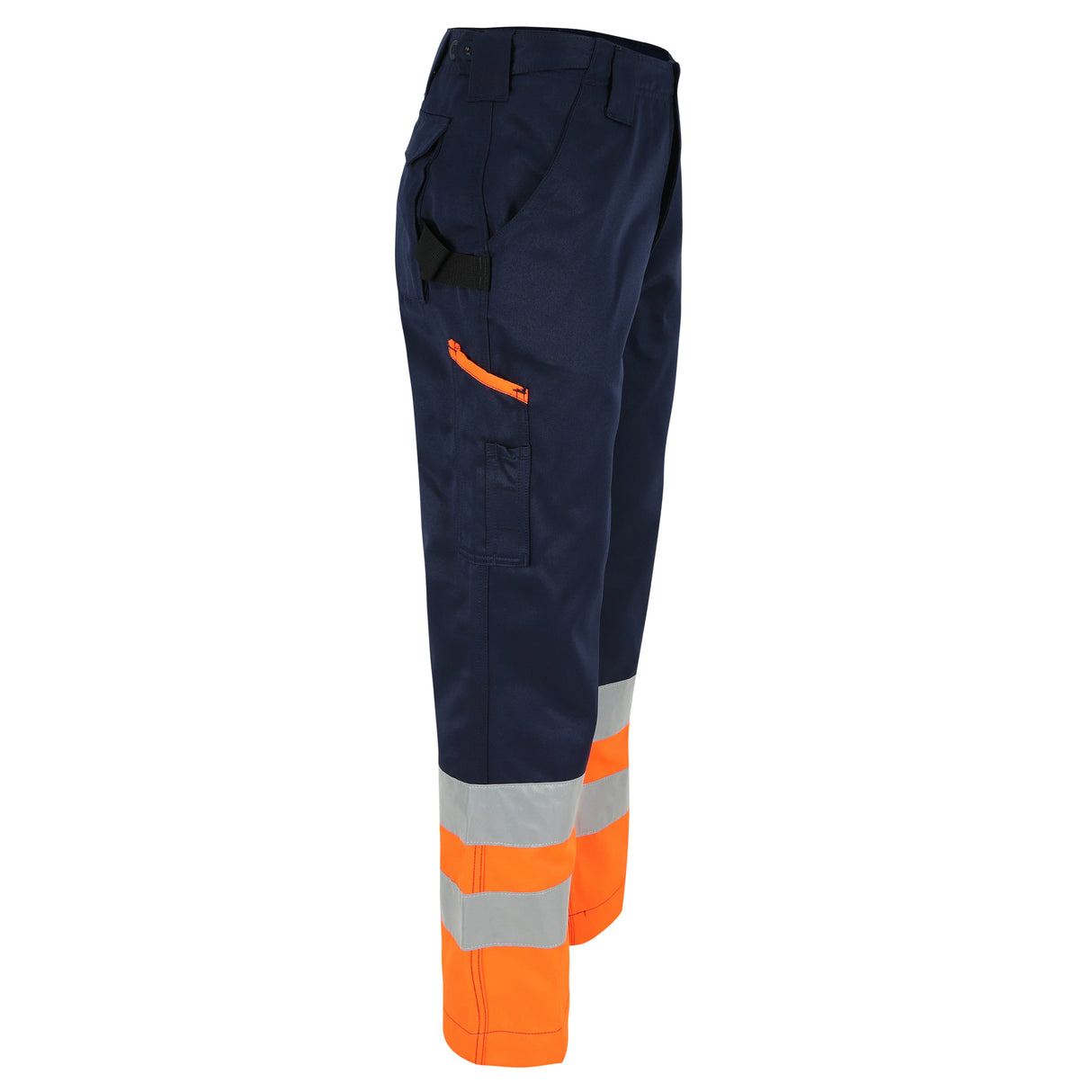HEROCK Olympus high-vis werkbroek EN ISO 20471 – schuin vooraanzicht