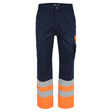 HEROCK Olympus high-vis werkbroek EN ISO 20471 – vooraanzicht